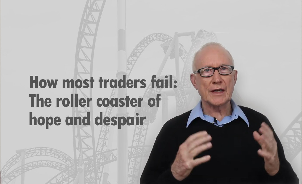 Image showing Rich Friesen giving a lecture on how most traders fail